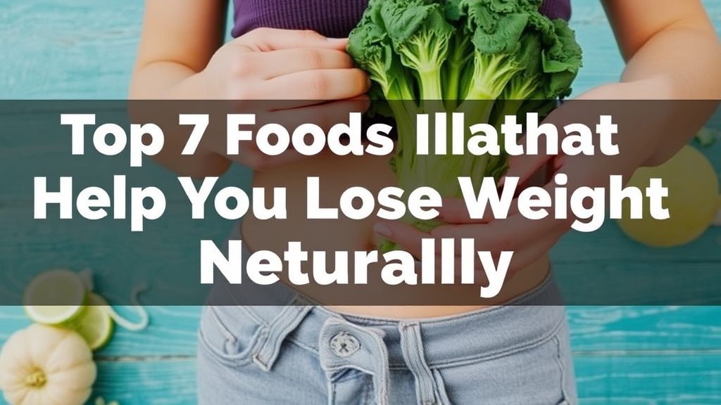 Top 7 Foods That Help You Lose Weight Naturally
