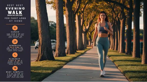 Best Evening Walk Routine for Fast Weight Loss at Home